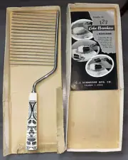 Vintage Schneider Forked Cake Breaker Slicer in Box w/ Directions