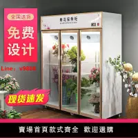 在飛比找樂天市場購物網優惠-【台灣公司保固】柜保鮮柜冷藏展示柜冰箱單雙三門玻璃門商用立式