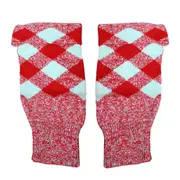 Scottish Kilt Hose Top Diced Red And White