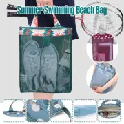 Beach Bag Mesh Storage Bag Handbag Travel Toilet Bag Summer Swimming