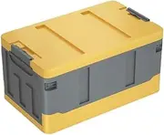 ATATHXHQay Large Camping Storage Box Portable Waterproof Container Outdoor Storage Case Durable Multi Purpose Foldable Car Trunk Organizer(Yellow S)