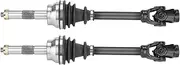 Front CV Axle Shaft for Polaris Sportsman Scrambler 400 500 4x4 6x6 1995 1996 1997 1998 1999 2000 2001 2002 2003 2004 2005 2006 2007 2008 2009 1380063 1380066 1380085-1 Pair Left & Right