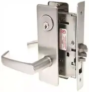 Corbin Russwin ML2051 NSM 626 ML2051 Mortise Office Lever Lockset, Satin Chrome
