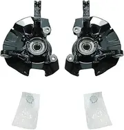 Forlevlaep Front Steering Knuckles & Wheel Hub Bearings for 2006 2007-2011 Hyundai Accent 517151E100, 5172002000, 5175025001, 517551E000
