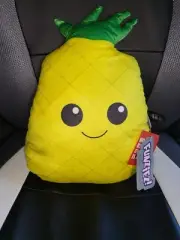 FUNZIEZ! Stuffed Pineapple Plush Decorative Throw Pillow 16 in NEW with Tags