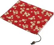 SEWACC Exquisite Bronzed Floral Book Cover Hand-Made Book Protector Decor for School