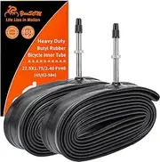 YunSCM 2PCS,27.5x1.95 Bike Tubes Heavy Duty,27.5x1.75/2.4 Bike Inner Tubes Presta Valve 48mm,27.5x1.75 Mountain Bike Tubes,27.5x2.125 Bike Tubes,Bike Inner Tubes 27.5x2.25,Bike Tubes 26 inches 2.25