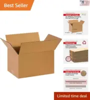 Heavy Duty 25 Pack Bulk Box Value Bundle - 14x10x8 Corrugated Cardboard Boxes