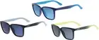 Lacoste Square 100% UVA & UVB Protection Two-Tone Fade Unisex Sunglasses L795S