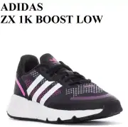 ADIDAS ZX 1K BOOST RUNNUNG SNEAKERS TRAINERS WOMEN SHOES BLACK/PINK SIZE 6.5 NEW
