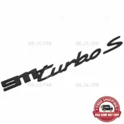 20+ Gloss Black 911 Turbo S Letters Rear Badge Liftgate Emblem Deck Lid (for: Porsche)