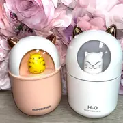 Cute Aromatherapy H2O Air Diffuser Purifier LED Light Animal Shape
