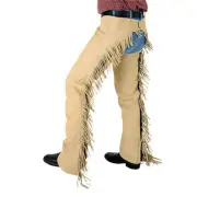 Tough1 Luxury Synthetic Suede Western Show Chap