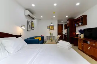 第1郡公寓套房 - 30平方公尺/1間專用衛浴Deluxe Studio with full facilities, near Ben Thanh