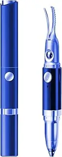 2 in 1 Heated Eyelash Curlers and Eyebrow Trimmer for Women, Electric Eyelash Curler with 2 Temperature Modes Anti-Burn USB Rechargeable Heated Eyelash Curler