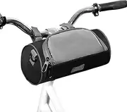 YERGOFE Bike Handlebar Bike Bag - Black - Bicycle Accessories for Adult Bikes， Waterproof，Compatible Phone