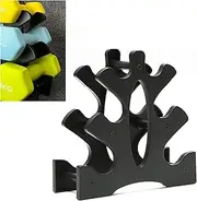 1 Pack Dumbbell Rack Stand,3-Tier Vertical Dumbbell Rack,Tree Shape Weights Rack Dumbbell Racks Weight Racks,Easy Assembly for Home Use, Gym,Holds 3/5/8 LB (Weights Not Included)