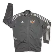 Adidas MLS DYNAMO HOUSTON, Tiro 19 BOYS Jacket ,size YOUTH LARGE, GRAY, new/tag