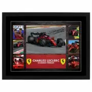CHARLES LECLERC FORMULA 1 SIGNED FRAMED PHOTO HAMILTON RICCIARDO F1 MEMORABILIA