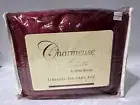 ✨Charmeuse Satin by Scent Sation King Sheet Set New 100%Woven Polyester Vintage