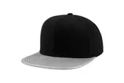 Flexfit Metallic Visor Snapback Cap (Silver) (One Size)
