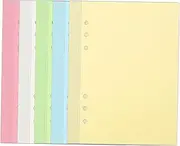 OFFSCH A5 Binder Refills 50 Sheets Planner Refill Paper for Loose Leaf Notebooks Binder Paper Planner Inserts (Smooth Easy to Turn Pages)
