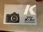 Pentax K-3 Mark III 25MP Monochrome Camera Body Brand NEW