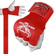 BEAST RAGE Boxing Wraps Hand Gel Gloves MMA 75cm Long Wrap Padded Elasticated Quick Boxing Punching Bag Training Muay Thai Hand Wraps Set UFC Bandages for Mens Ladies Kids