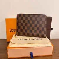 在飛比找PopChill優惠-[二手] 『寬寬二手』LV 咖啡色棋盤格 LOUIS VUI