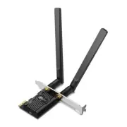 O-TP-Link AX1800 Wi-Fi 6 Bluetooth 5.2 PCIe Adapter, 1201 Mbps@5G, 574 Mbps@2.4G