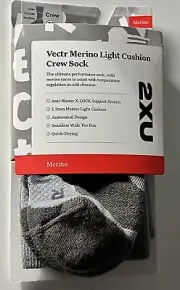2XU VECTR MARINO LIGHT CUSHION CREW SOCK MEDIUM UA5054e GREY