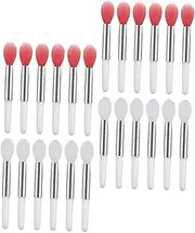 DEARMAMY Mini Portable Lip Mask Lip Brush Silicone Makeup Brush Applicator for Lipstick Gloss