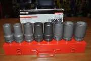 1 In Dr Deep Fractional Impact Socket 8Pc 7/8" to 1-1/2" Ingersoll Rand 6561D