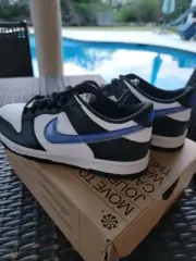 Nike Dunk Low Next Nature TPU Swoosh Black Hyper Royal