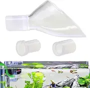 Fish Tank Outflow Pipe - Clear Acrylic Aquarium Outflow Lily Pipe | Adjustable Transparent Filter Tubing for Freshwater Equipment in Restaurants, Home Aquariums, and Fish Tanks.