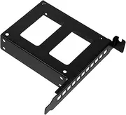 Angoily 1 Set Computer Expansion Stand Disk Base Hard Drive Holder Bay Console Multi Solar Traceless Mounting with Screw Kit Photovoltaic Connector USB c Components Bolt Clamps Steel Black