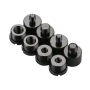 8Pcs Mic Stand Thread Adapter Kit 5/8 Female To 3/8 Male 5/8 Female To 1/4 Male