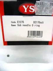 E1275 YS ENGINE PART SUB NEEDLE O RING DZ170CDI Tates Hobby World