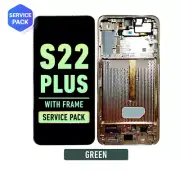 Samsung Galaxy S22 Plus OEM LCD Replacement Screen With Green Frame