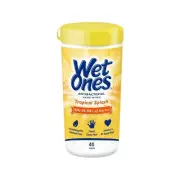 12 PACK Wet Ones Hand Wipes Tropical Splash Scent 40ct