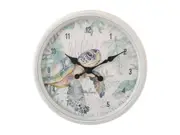 40cm Coastal Turtle Wall Clock, Beach Theme by Kelly Lane