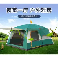 在飛比找蝦皮購物優惠-自動帳篷 小帳篷 帳蓬 登山帳 野營帳篷 露營帳 一房一廳 