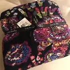 Vera Bradley Plush Throw Blanket in Midnight Wildflowers NWT