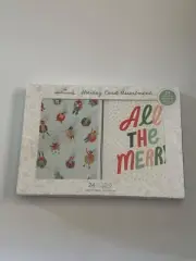 24 Pk Hallmark Holiday Christmas Assortment Cards Envelopes 24 Designs