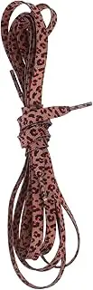 [Gogogmee] Leopard Pattern Shoelaces for Women Elastic Fat Laces Replacement Shoestrings for Sneakers Fashion Design