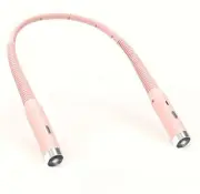 New Rechargable Pink Neck Light 3 Levels Brightness USB-USBC Crochet Book Knit