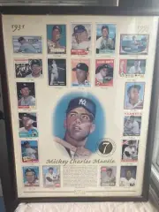 Mickey Mantle LIMITED EDITION #2289/10K NY Yankees COMMEMORATIVE SHEET With COA
