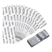 200Pcs Shrink Bands, 75*28mm PVC Clear Perforated Shrink Bands