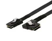 Mini SAS Cable SFF-8087 to SFF-8087 Straight to Right Angle High-Speed Data T...