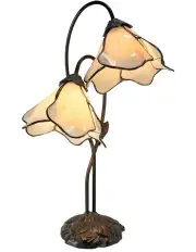 [G&G Bros] Twin Lotus Lamp Beige